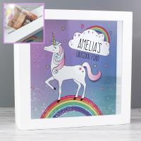 Personalised Unicorn Keepsake / Money Box Extra Image 1 Preview